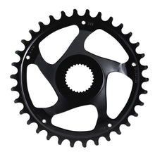 KMC Kettenblatt Bosch Gen.4 34T - Chromoly-Stahl, schwarz, 52 mm Kettenlinie, für E-Bike Antriebe der 4.-5. Generation