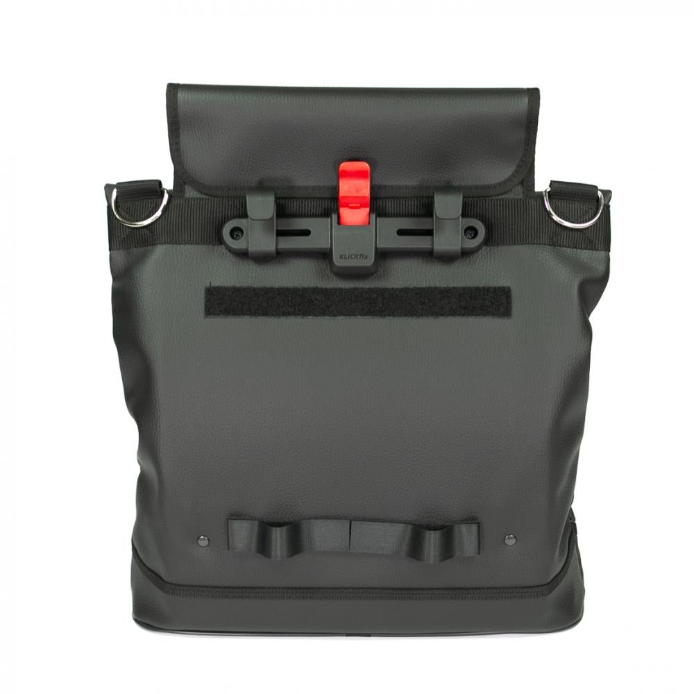 Haberland Einzeltasche Melan I schwarz - robuste Gepäckträgertasche für Alltag und Tour
