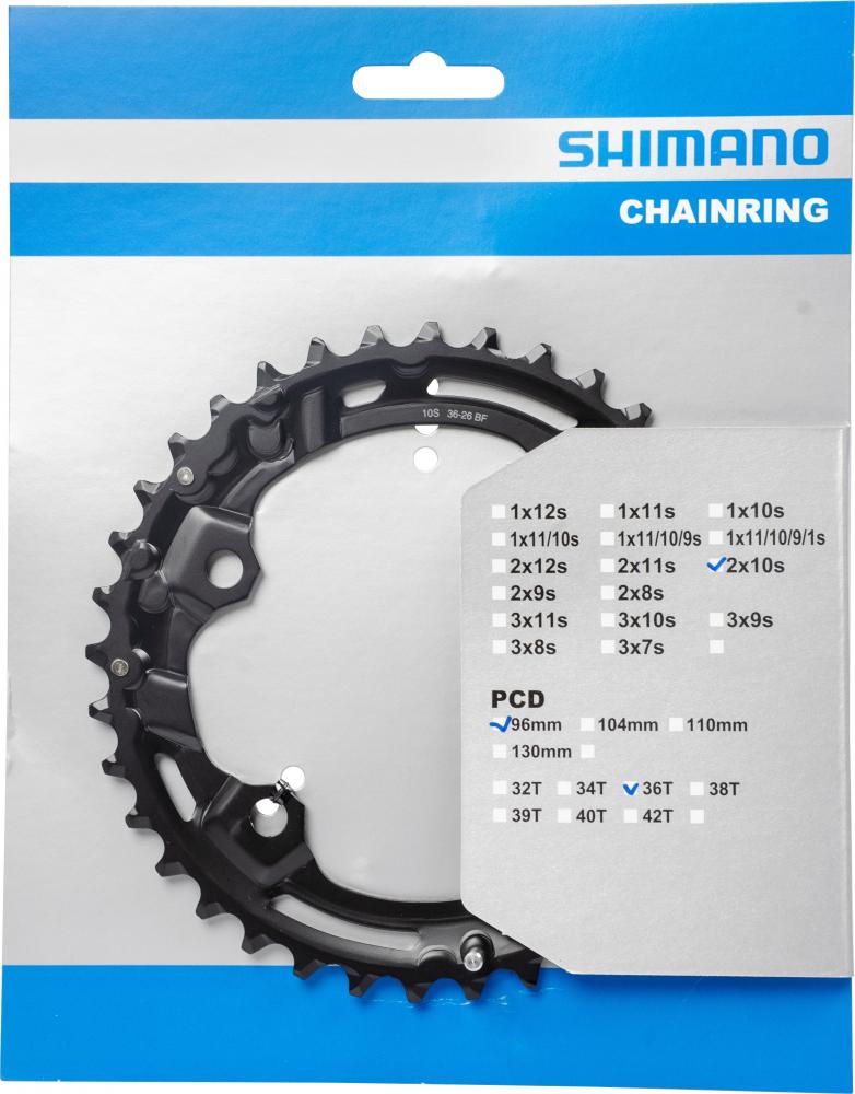 SHIMANO Kettenblatt DEORE FC-M4100 36 Zähne - präziser Antrieb für MTB-Schaltungen