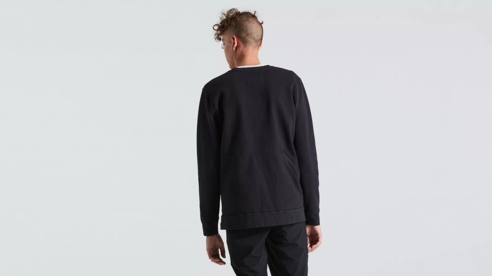 LEGACY CREWNECK LS MEN BLK S - Langarm Herren Sweatshirt Schwarz Größe S - Langarmshirt