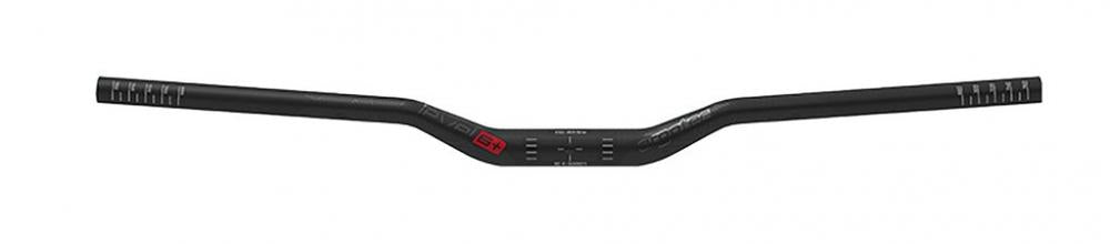 Ergotec Lenkerbügel RISER BAR 30 Ø 31,8mm 780mm 12°/+4° schwarz