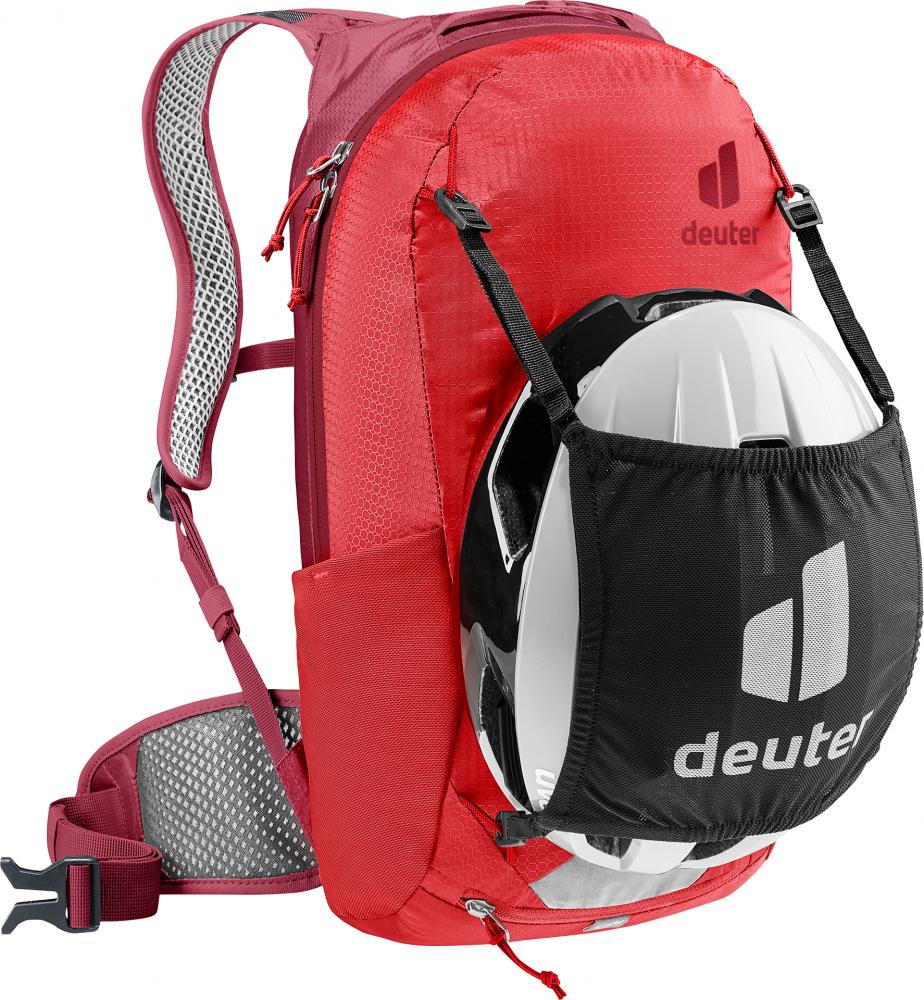 Deuter Race 12 Fahrradrucksack 12 Liter Rot - Leichter stabiler Rucksack für MTB & Rennrad
