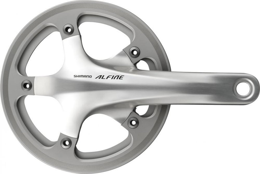 SHIMANO Kurbelgarnitur ALFINE FC-S501 - 45 Zähne - silber