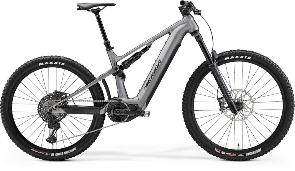 Merida eONE-SIXTY 875 IV1 gunmetal/schwarz L (45) - leistungsstarkes E-Enduro Fully