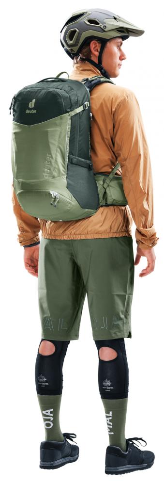 Deuter Trans Alpine Pro 28 Fahrradrucksack 28 Liter Grove Ivy - für Mountainbike-Touren & Alpenüberquerungen