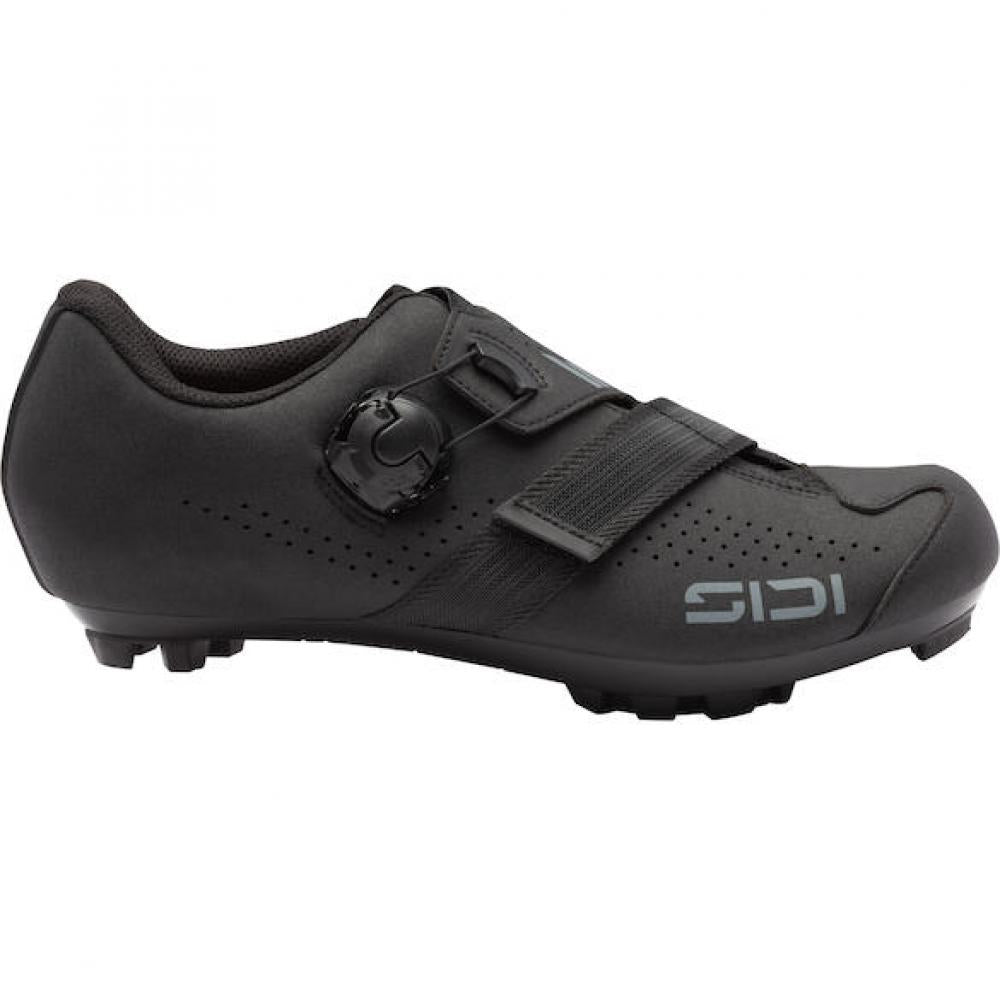 Sidi MTB AERTIS MEGA black/black 41 Schwarz - komfortabler MTB-Schuh für breite Füße