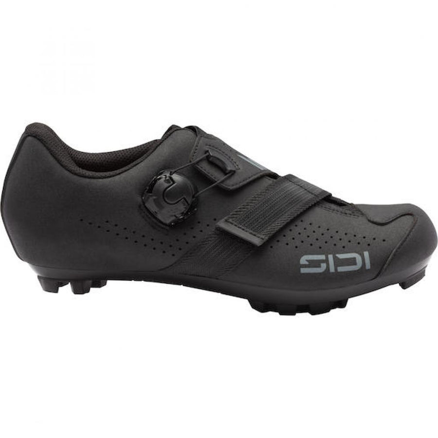 Sidi MTB AERTIS MEGA black/black 41 Schwarz - komfortabler MTB-Schuh für breite Füße