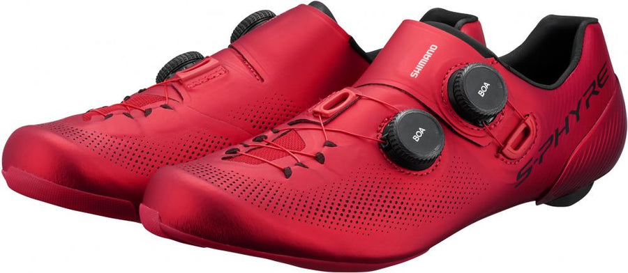 SHIMANO Fahrradschuhe RC903 Damen/Herren Road SPD-SL - Größe 41, Rot