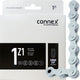 ConneX 1Z1 1s Kette 112 Glieder silber - rostgeschützte Einzelgang-Kette