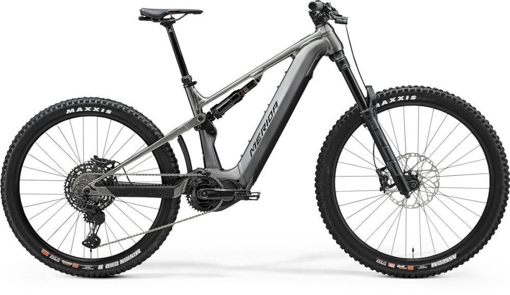 Merida eONE-SIXTY 875 IV1 XS Gunmetal-grau/schwar - leistungsstarkes E-Mountainbike