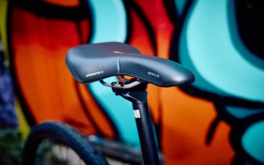 Selle Royal Brave Athletic Fahrradsattel Unisex Stracciatella - Ergonomischer Sportlicher Sattel