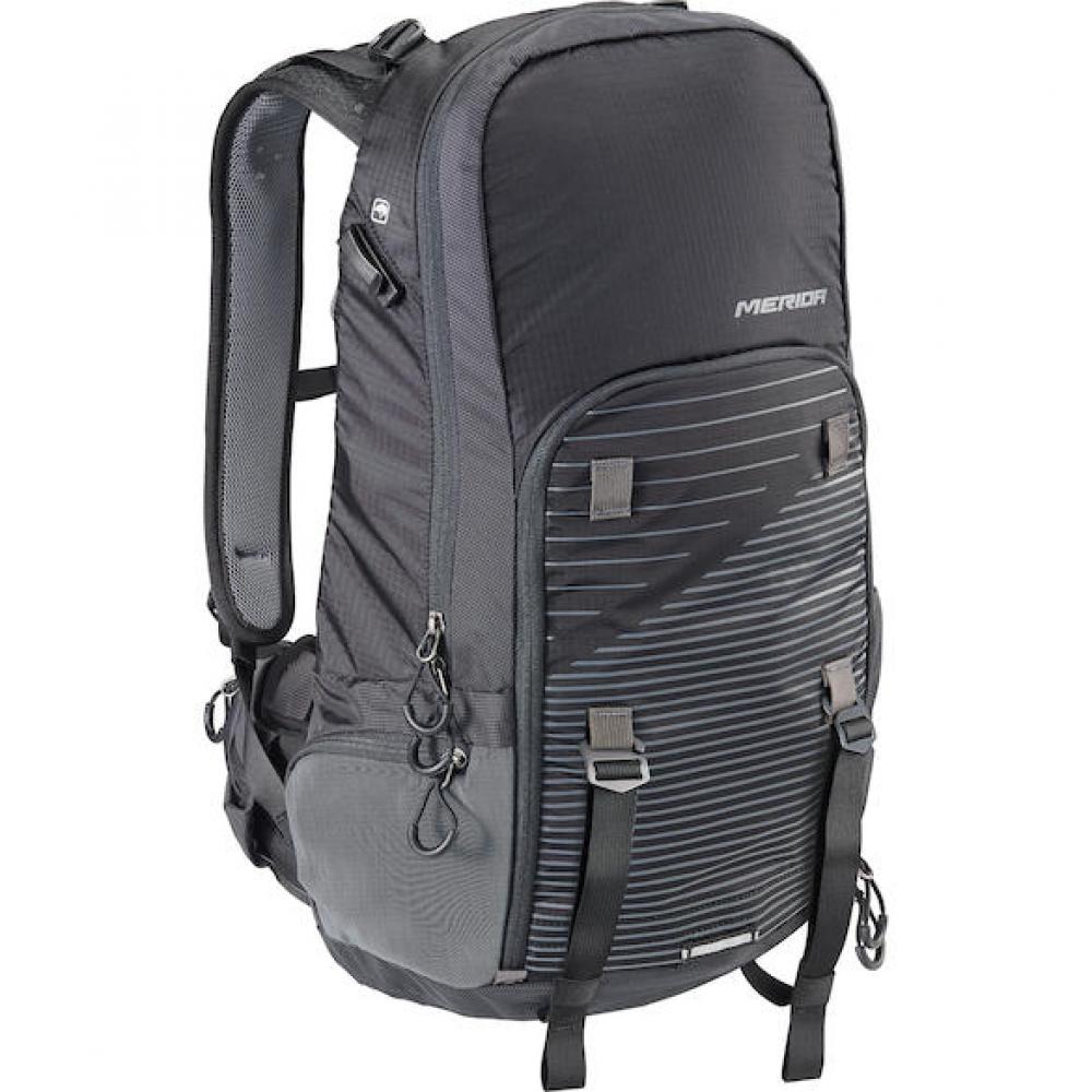 Merida Rucksack Trail RE 25 l Schwarz - E-MTB-Rucksack mit Batterie-Fach