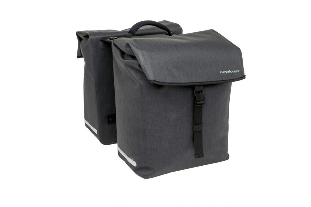 New Looxs Doppelpacktasche Hamar Double MIK 2.0 2 x ca. 17,5 l - wetterfeste Fahrrad-Doppeltasche