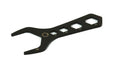 Schwarzer By.Schulz Multifunktionsschlüssel SW36 für Fahrrad-Steuerlager, mit 1 1/8" Maulschlüssel und Sechskant 8, 10, 13, 1