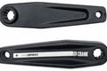 Zwei schwarze Haibike TheCrank+ HB19 E-Bike Kurbeln, 175mm, ISIS, aus Aluminium für Bosch/Yamaha.