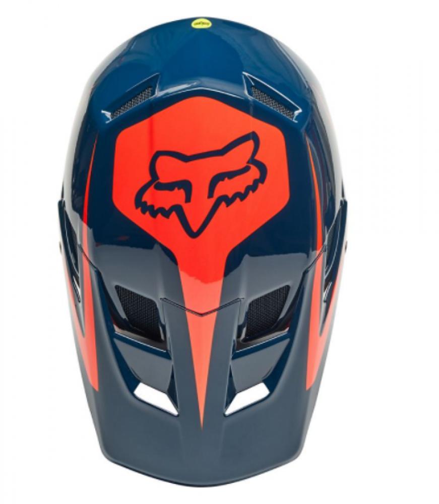 FOX Helm RAMPAGE COMP REPEAT CE CPSC Full Face Schutz Helm dark indigo XS