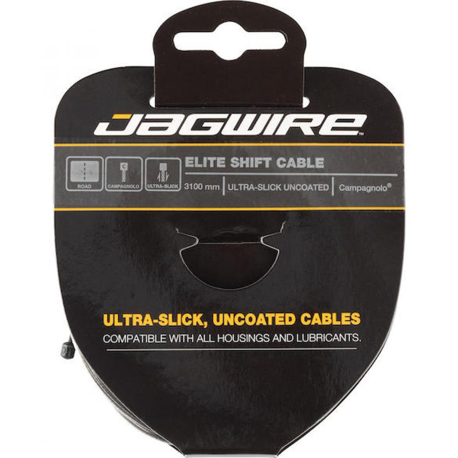 Jagwire Elite Ultra-Slick Schaltzug 1,1 × 3100 mm - nano-polierter Edelstahl für präzise Schaltung