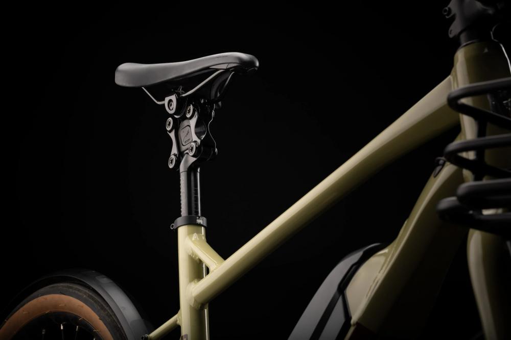 Cane Creek Thudbuster G4 ST Sattelstütze 30,9x375mm schwarz am E-Bike, 50mm Federweg, Parallelogramm-Mechanik, 150kg max.
