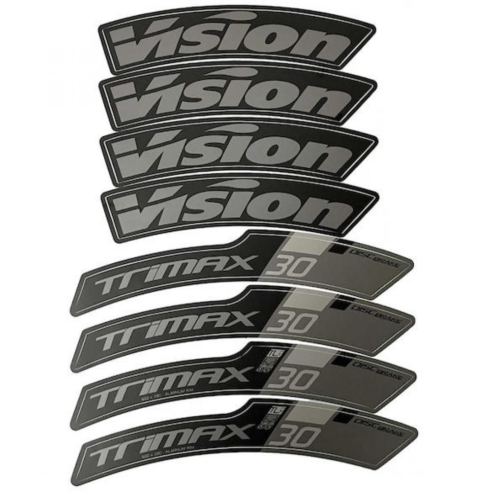 Vision Decal-Set für Felge Trimax 30 30 - Styling-Upgrade für Deine Laufräder