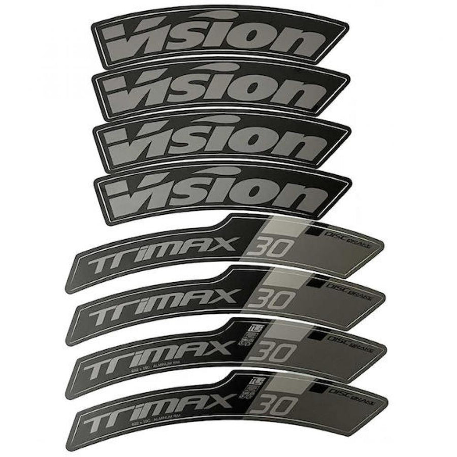 Vision Decal-Set für Felge Trimax 30 30 - Styling-Upgrade für Deine Laufräder