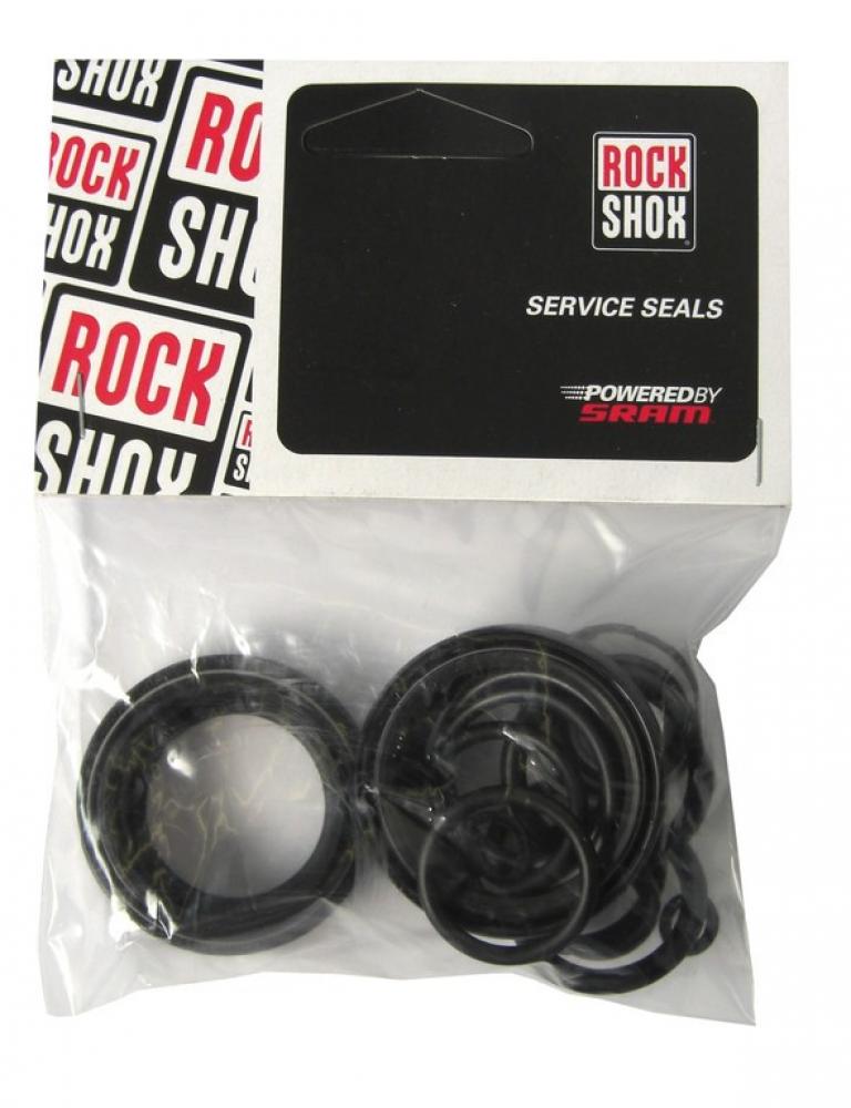 RockShox RS1 A1 Federgabel Service-Kit Basic mit Dichtungen und O-Ringen in transparenter Verpackung.