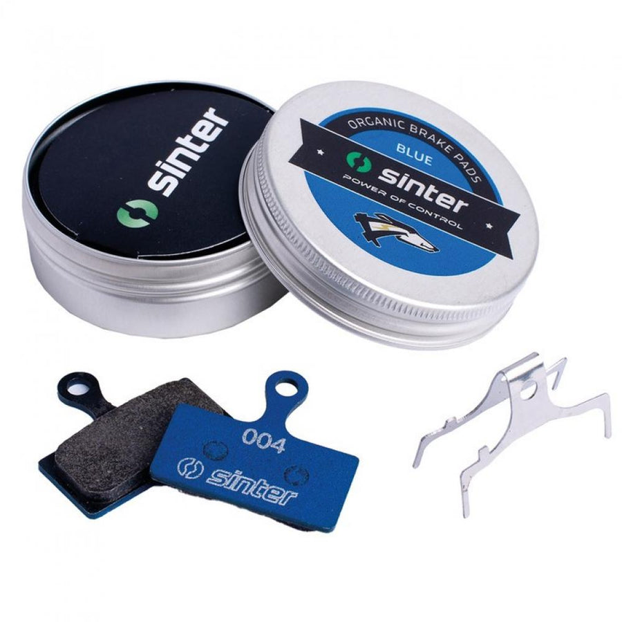 Scheibenbremsbelag Sinter 004 Shimano G organisch, E-Bike, blau, Set, in Dose