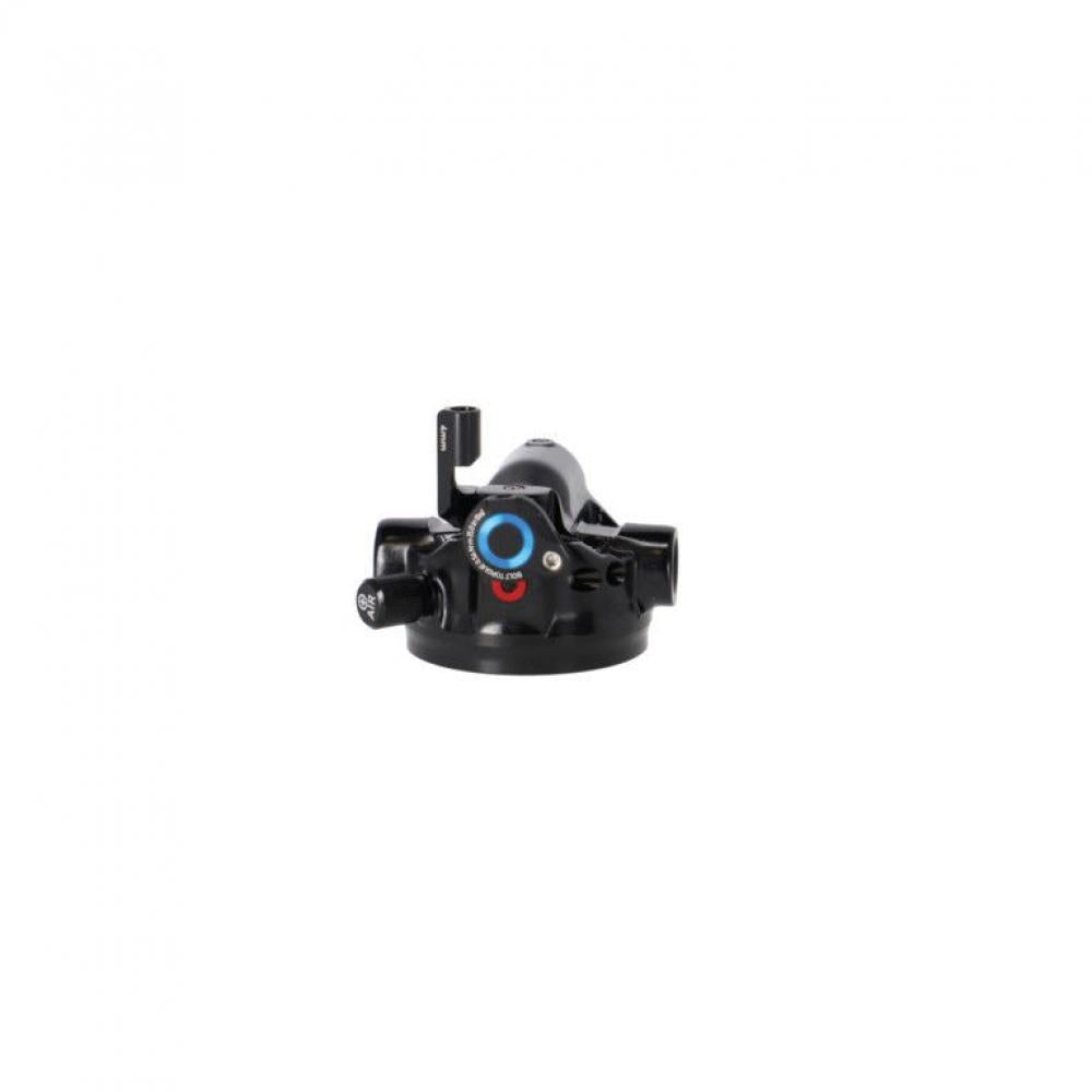 Rockshox HR-Dämpfer Sidluxe Ano 3P Remote Out Trunnion mit Bedienelementen, schwarz.