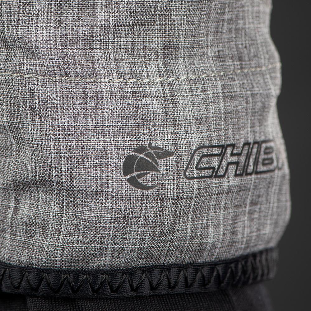CHIBA Overflap Light - Radhandschuhe L hellgrau, wind- & wasserdicht, Thermofleece, Touchfinger