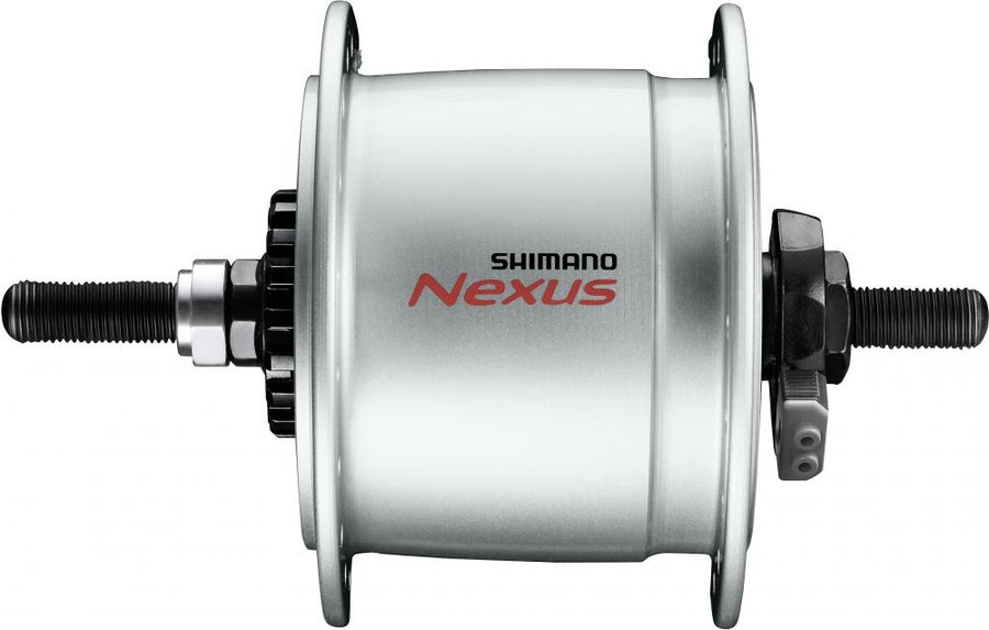 SHIMANO Nabendynamo NEXUS DH-C6000-1R - 6000-1, 1,, Silber 36 Loch