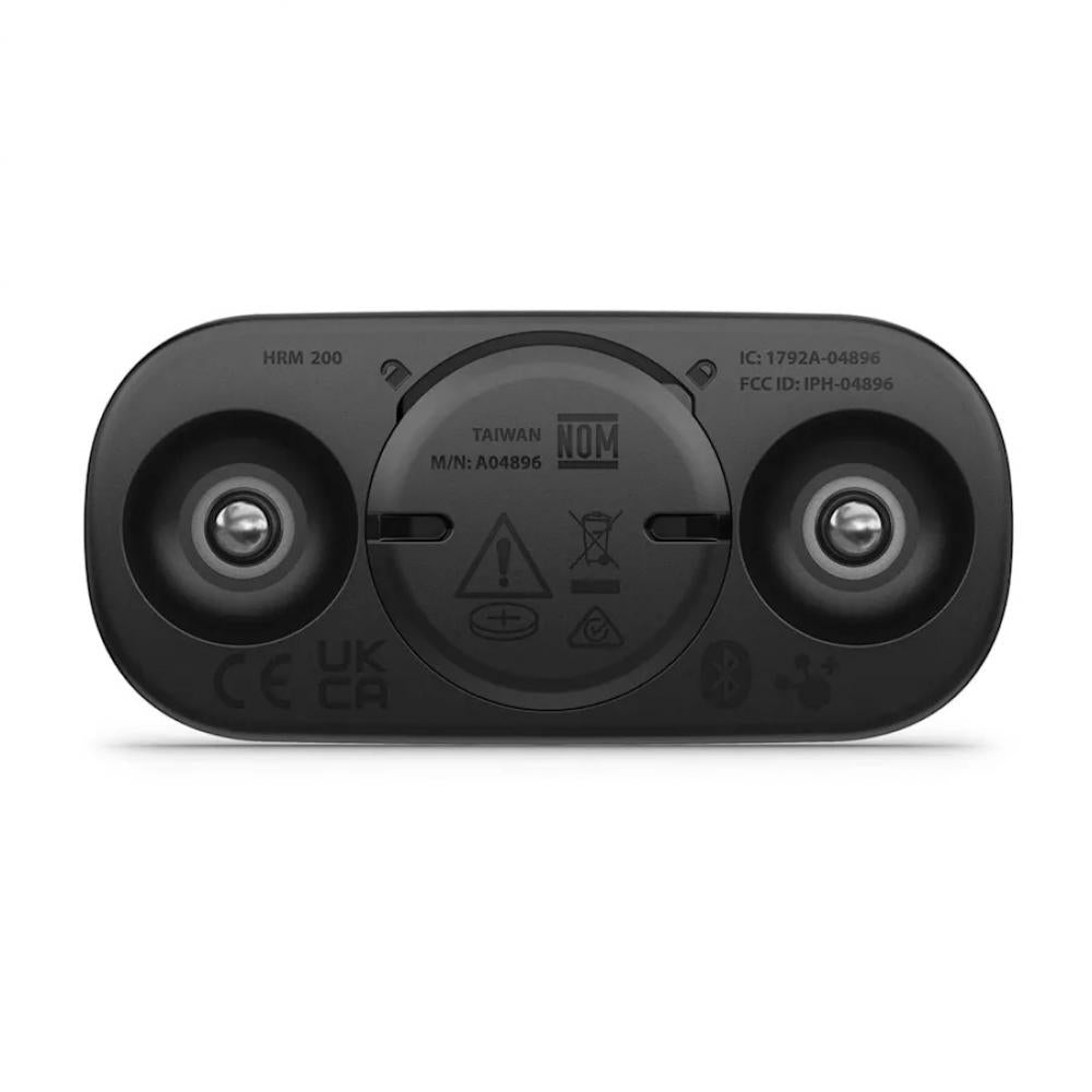 Garmin HRM 200 Herzfrequenz-Brustgurt M-XL - ANT+ und Bluetooth Pulsmesser für präzise Herzfrequenzdaten beim Laufen, Radfahren und Training, komfortabler Gurt