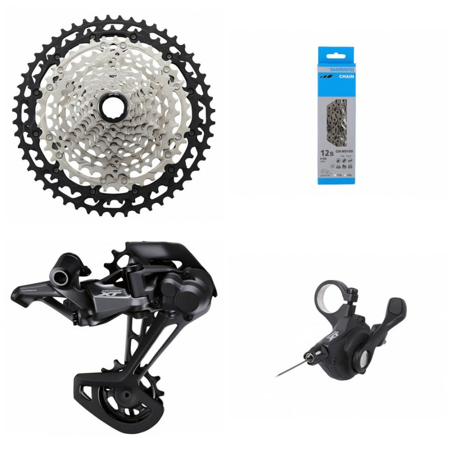 Shimano Antriebsset Kassette DEORE XT CS-M8100 schwarz - präzise 12-fach Performance