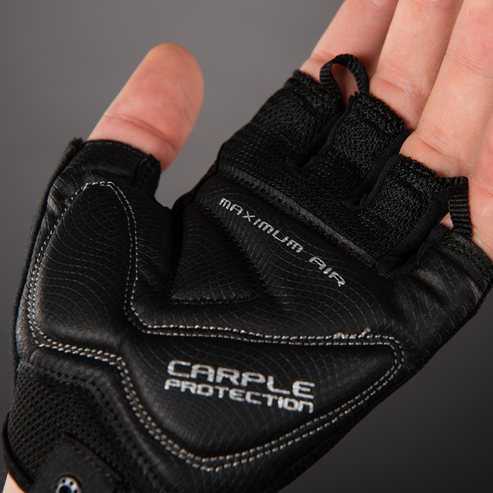 CHIBA Cool Air - Radhandschuhe kurz, schwarz, Größe L, atmungsaktiv