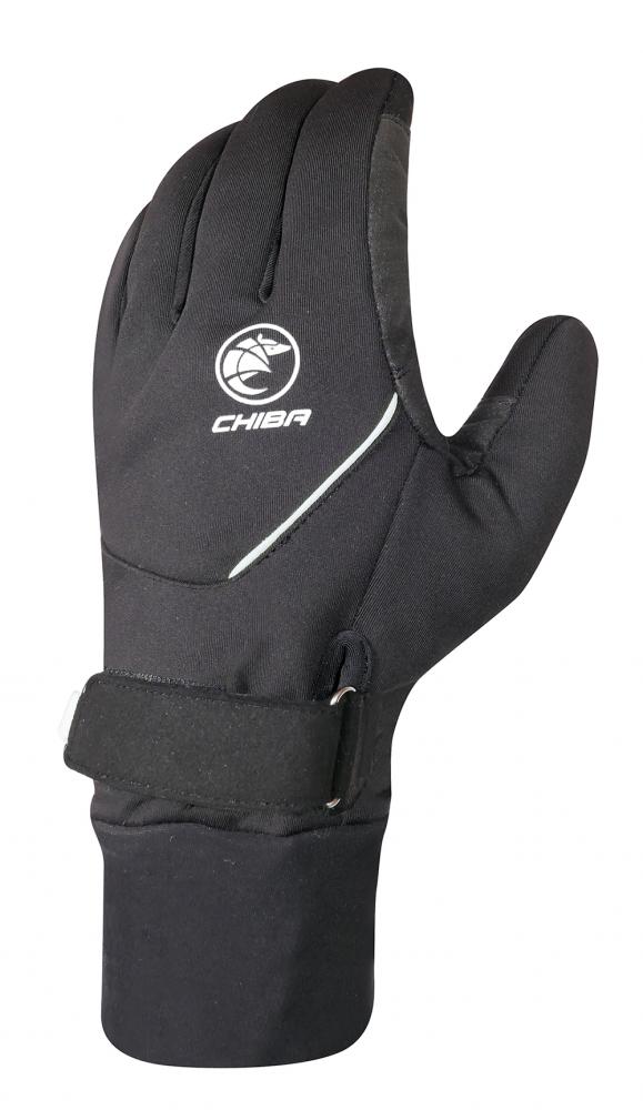 CHIBA Rain Pro - wasserdichte Winter-Radhandschuhe XXL schwarz/weiß