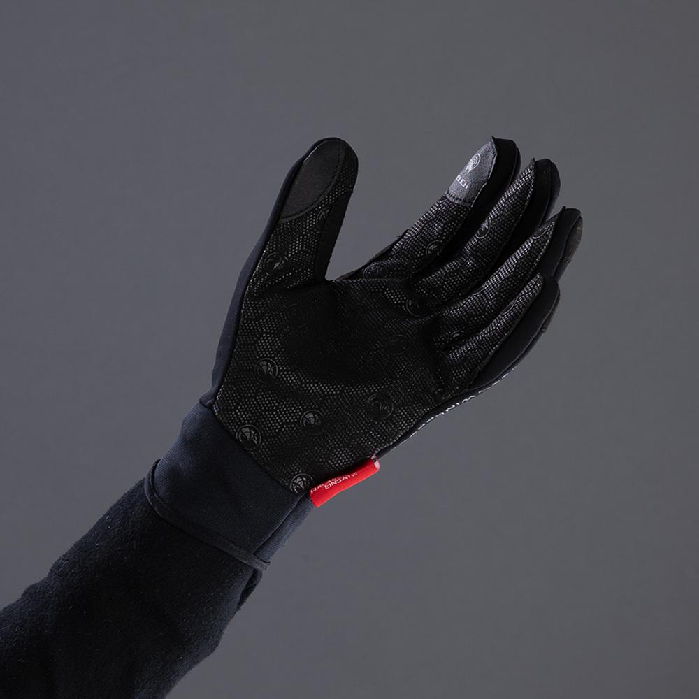 CHIBA Competition Plus - Radhandschuhe schwarz, Größe 8,5, winddicht & atmungsaktiv