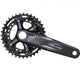 SHIMANO Kurbelgarnitur DEORE FC-M5100 11-fach 170 mm 36-26 Zähne - effiziente Antriebseinheit für MTB