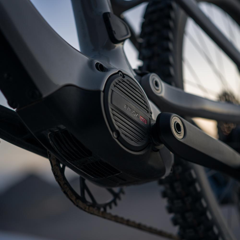 Amflow PX Carbon Pro E-MTB L - 700 Wh, Avinox M2S, Mondstein-Grau