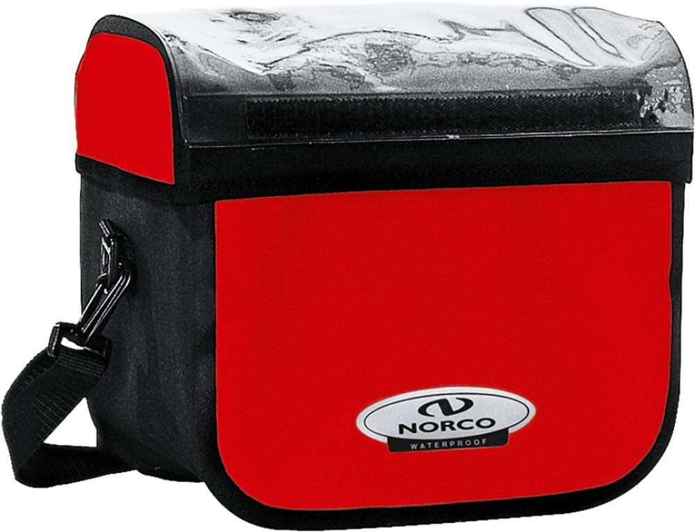 Norco Yukon Lenkertasche rot schwarz Größe 25x14x20 cm 7l