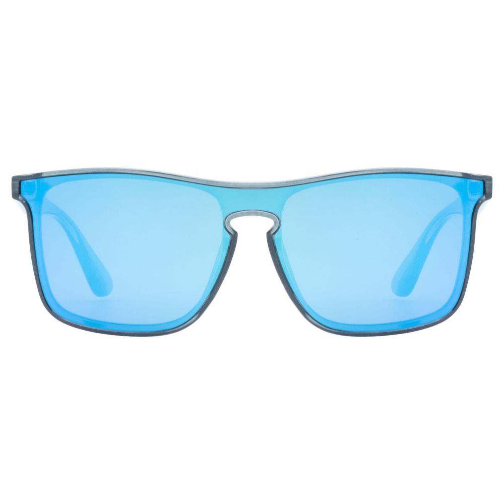 uvex Heyday Clear Smoke - Mirror Blue Sonnenbrille, Einheitsgröße