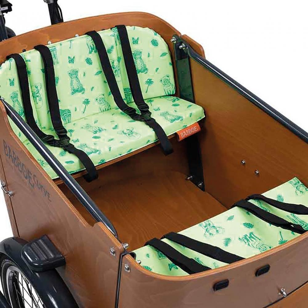 Babboe Kissenset Safari Lime für Curve