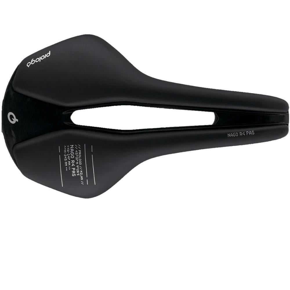 Prologo Nago R4 PAS Sattel 147 mm Schwarz - Leichtgewicht für Radfahrer