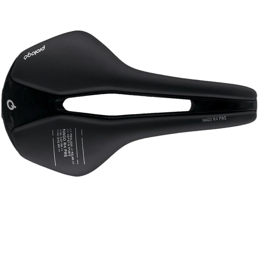 Prologo Nago R4 PAS Sattel 147 mm schwarz, leichter Fahrradsattel für Radfahrer.