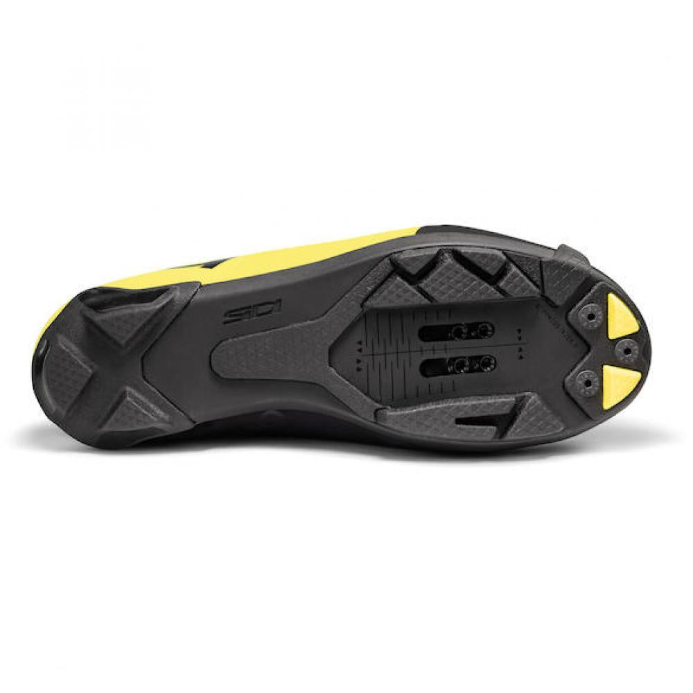 Sidi MTB Glacies black/yellow neon 39 Schwarz/gelb - winterfester MTB-Schuh mit Gore-Tex