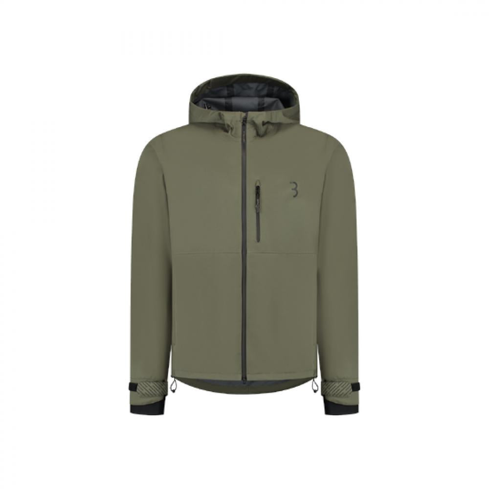 BBB Cycling Regenjacke Rainshield Explorer L olive - zuverlässiger Regenschutz für Rad und Alltag