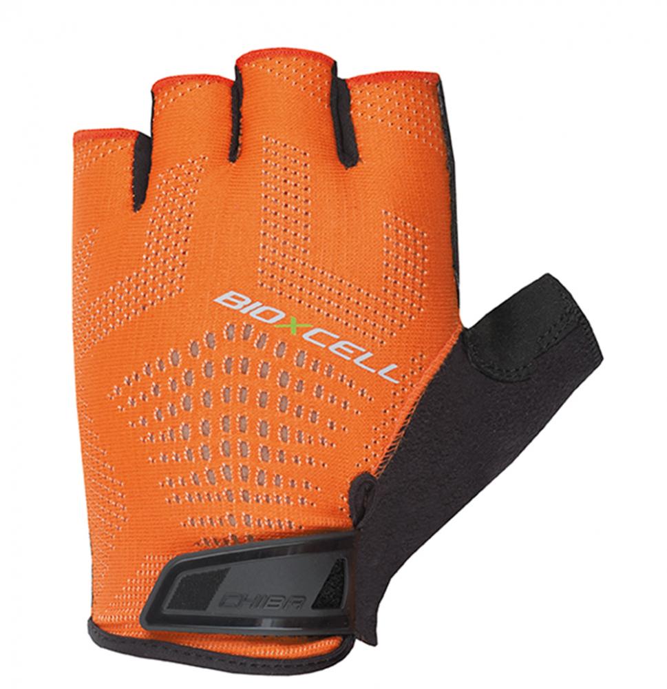 CHIBA BioXCell Super Fly - Radhandschuhe kurzfinger, S, orange/schwarz
