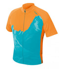 CHIBA Watzmann Shirt Pro - Radtrikot orange, atmungsaktiv, Reißverschluss, Rückentaschen, S