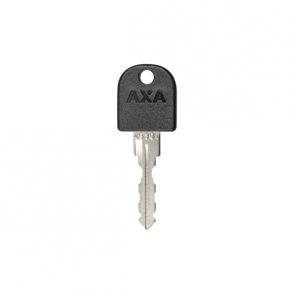 Rahmenschloss AXA Solid Retractable schwarz, Schlüssel abziehbar