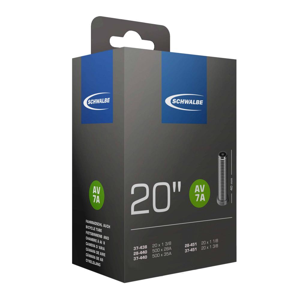 Schwalbe Schlauch AV7A 20x1 1/8-1 3/8" 28/37-438/451 AV40mm"