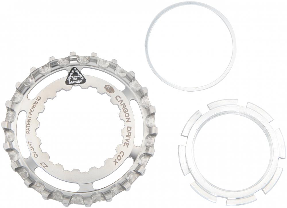 Gates CDX Riemenscheibe vorne 22 Zähne für Bosch Gen 2 mit Spacer Kit