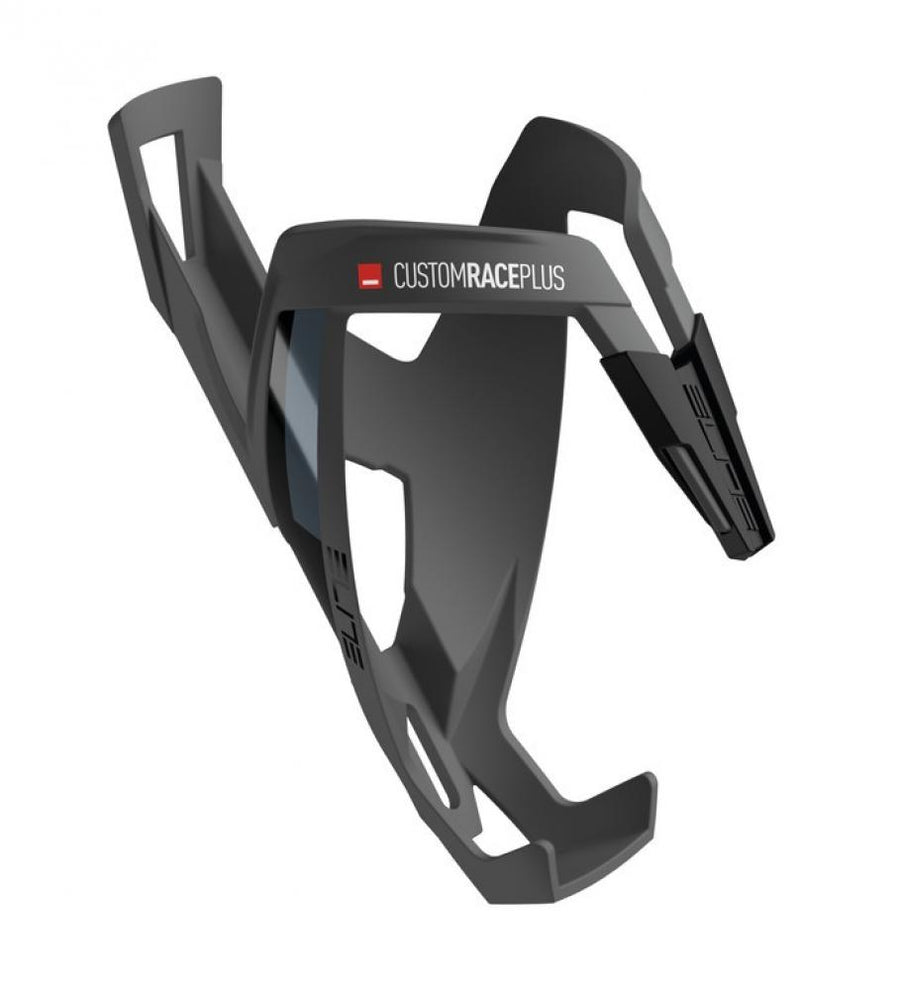 Elite Trinkflaschenhalter CustomRacePlus Skin schwarz soft touch.