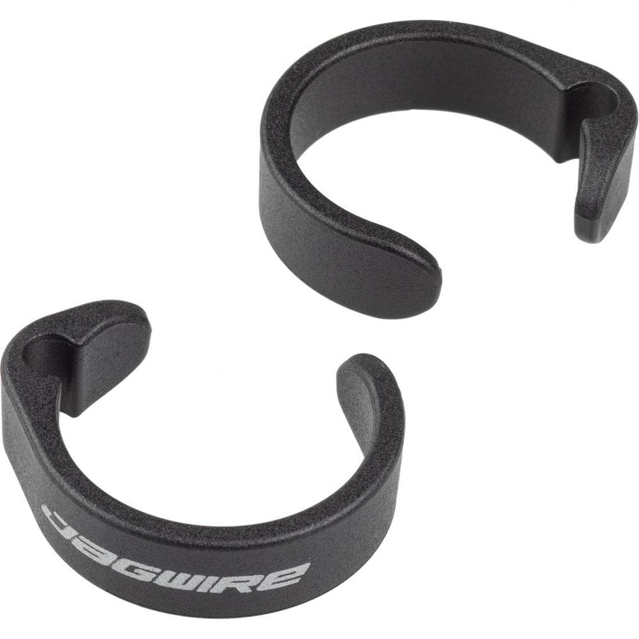 Jagwire Clip Ringe Standardgröße Schwarz - saubere Kabelführung am E-Bike-Lenker